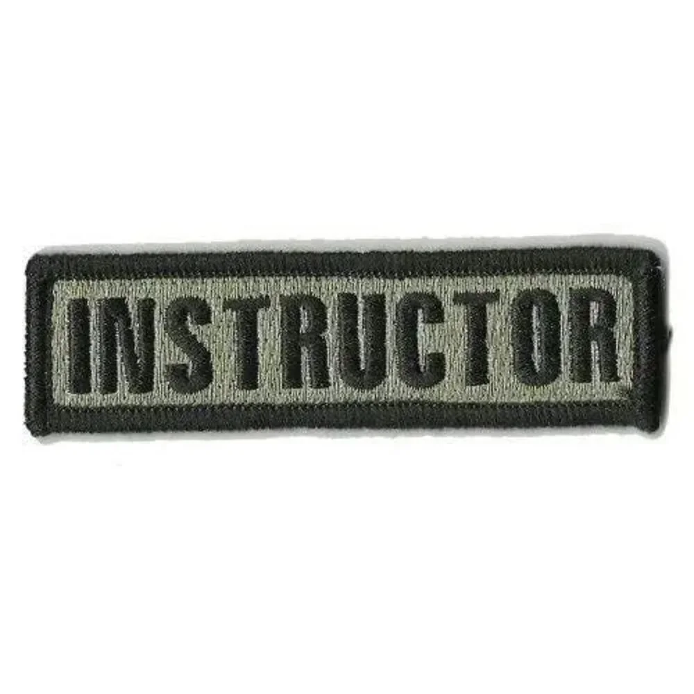 BuckUp Tactical Morale Patch Hook Instructor Morale Patches 3.75x1" - Picture 5 of 13